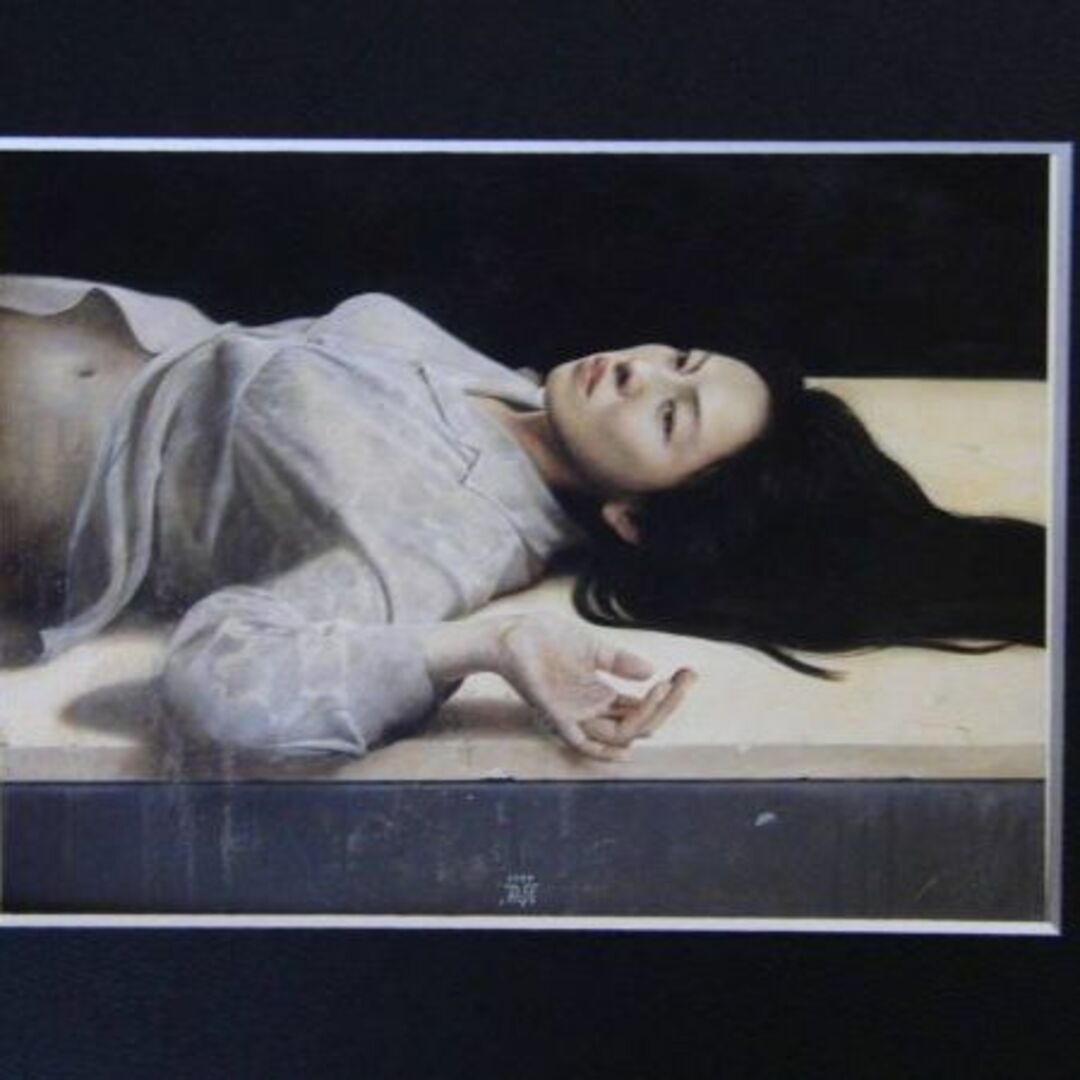 諏訪敦、【深海】、希少な額装用画集より、新品額装付、状態良好の通販