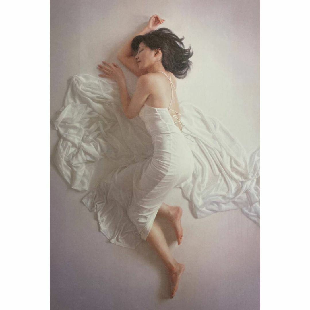 島村信之【白の粧い】希少画集画、状態良好、新品高級額装付の通販 by