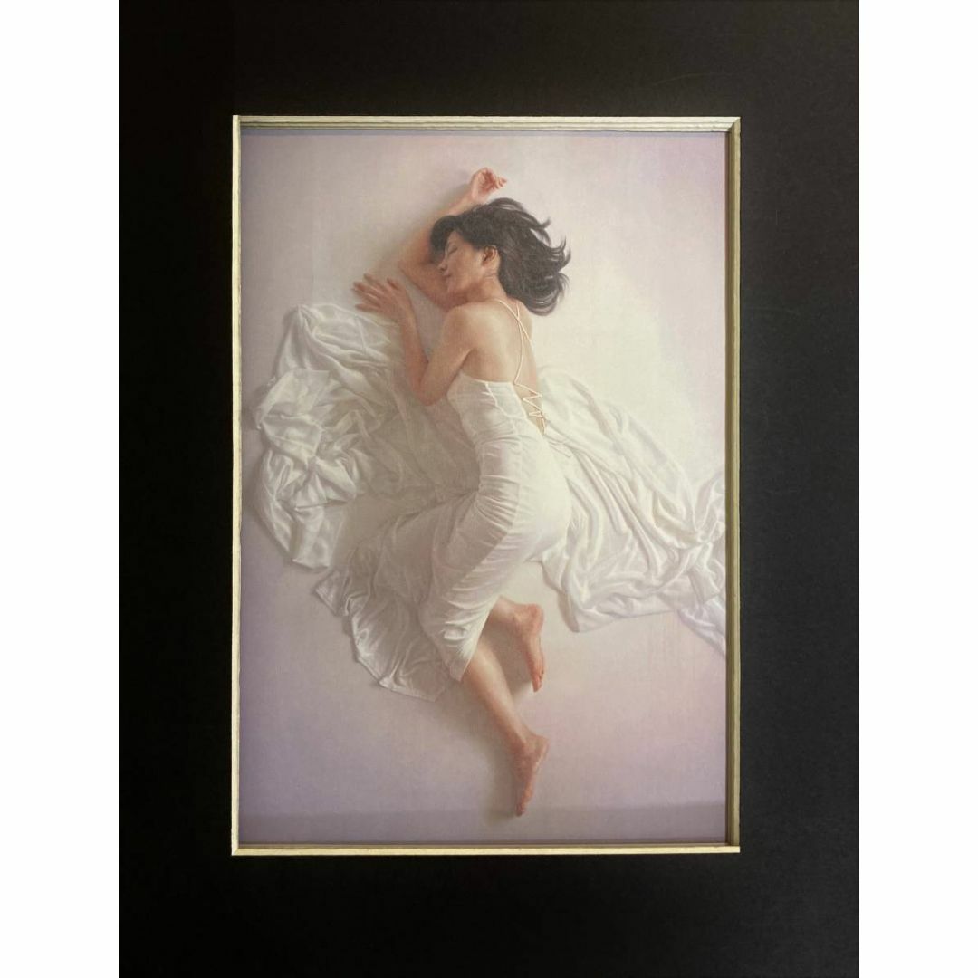 島村信之【白の粧い】希少画集画、状態良好、新品高級額装付の通販 by