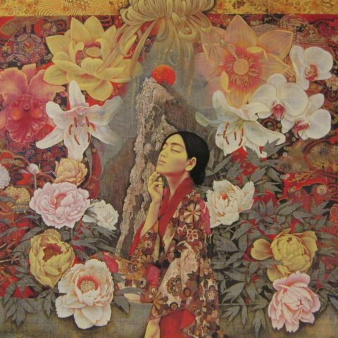 智内兄助、【花の序・今は漕ぎ出でな】、希少な額装用画集よりの通販