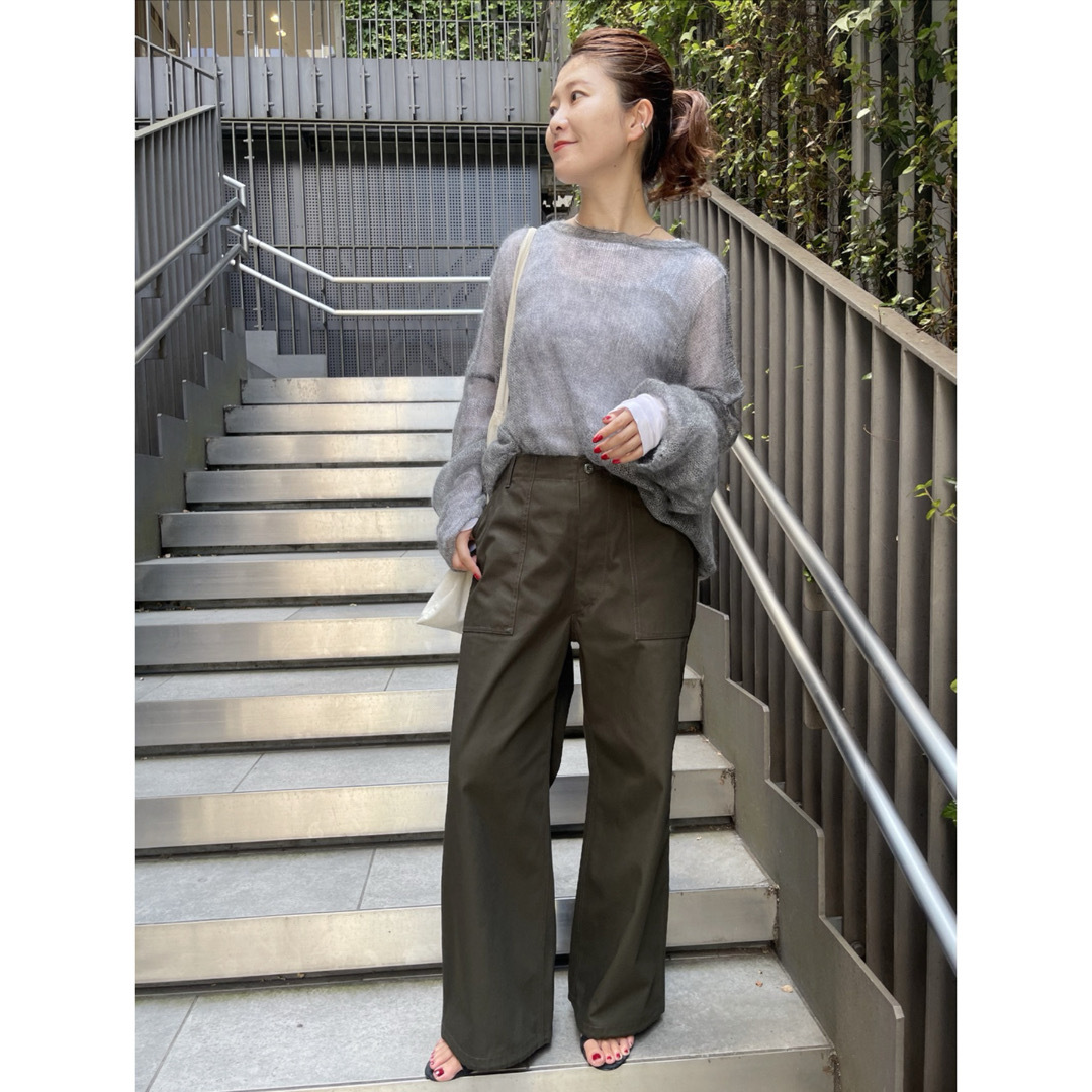 Spick & Span - スピックアンドスパン/モヘヤシースルールーズニットの