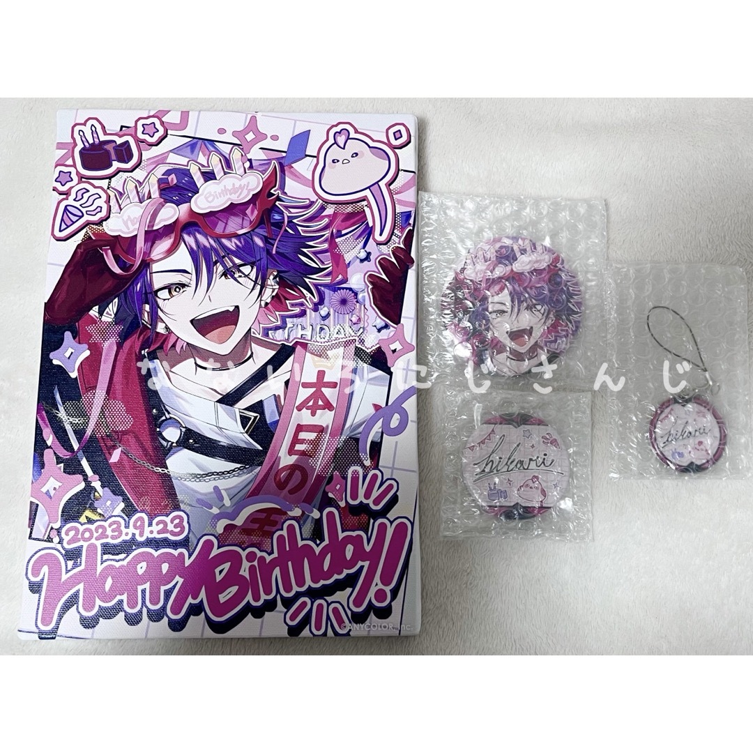 渡会雲雀 缶バッジ 痛バ 痛バック 缶バッチ にじさんじ 6周年