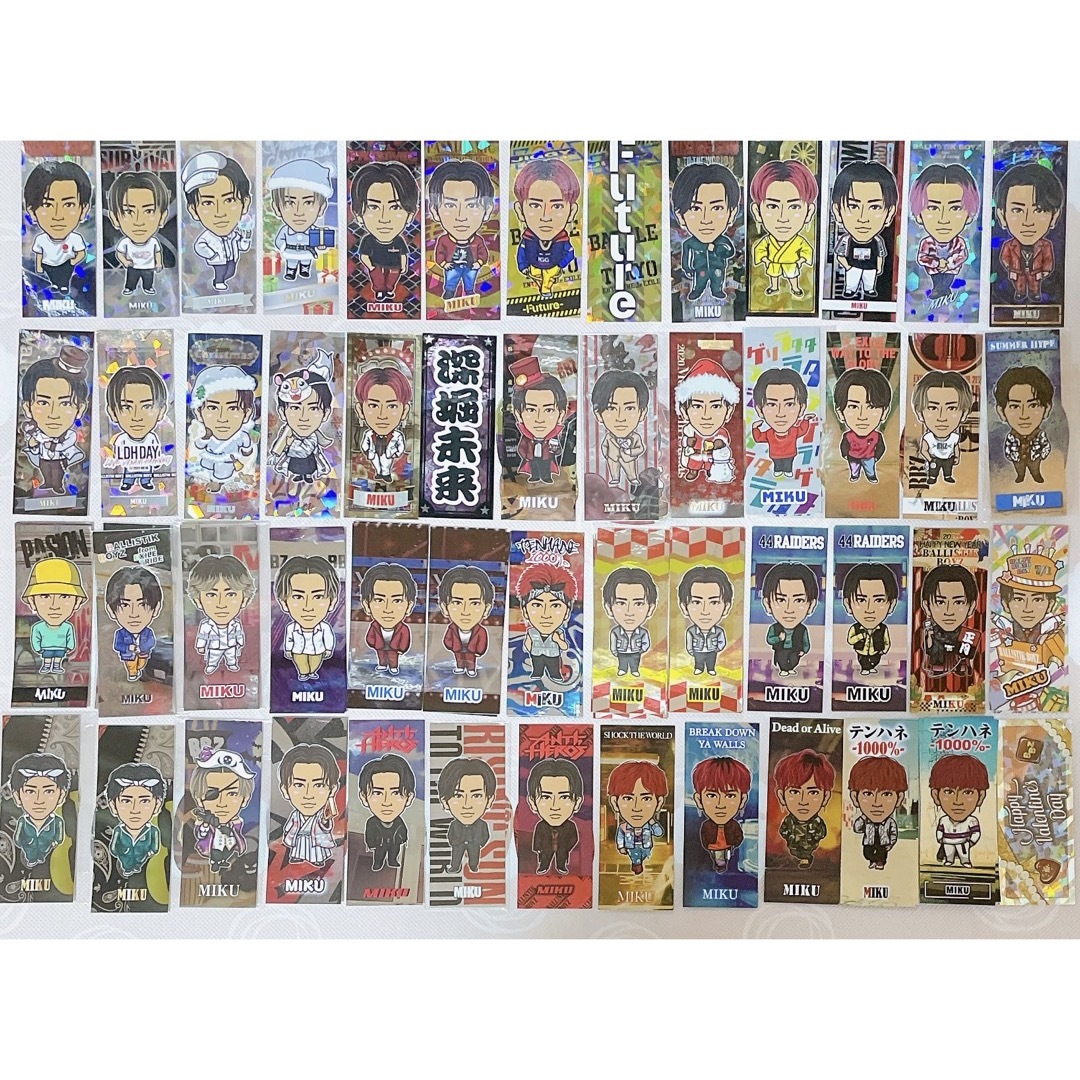 深堀未来 千社札 BALLISTIKBOYS コンプセット 深堀未来 千社札