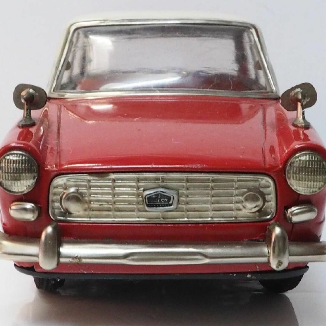 増田屋【ダイハツ コンパーノ ベルリーナ赤 リモコン欠】当時物ブリキ