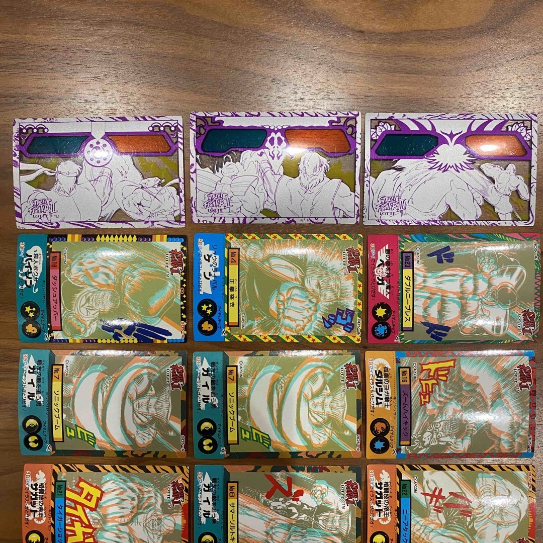 CAPCOM - ストリートファイターⅡ カード18枚 90年代 レトロの通販 by