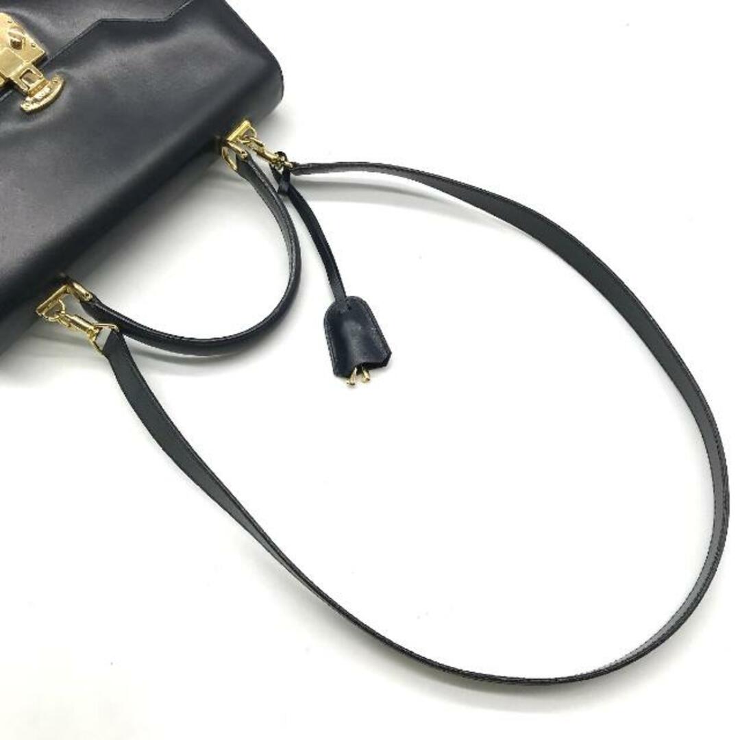 GUCCI - GUCCI グッチ レザー レディロック 2WAY ハンド バッグ