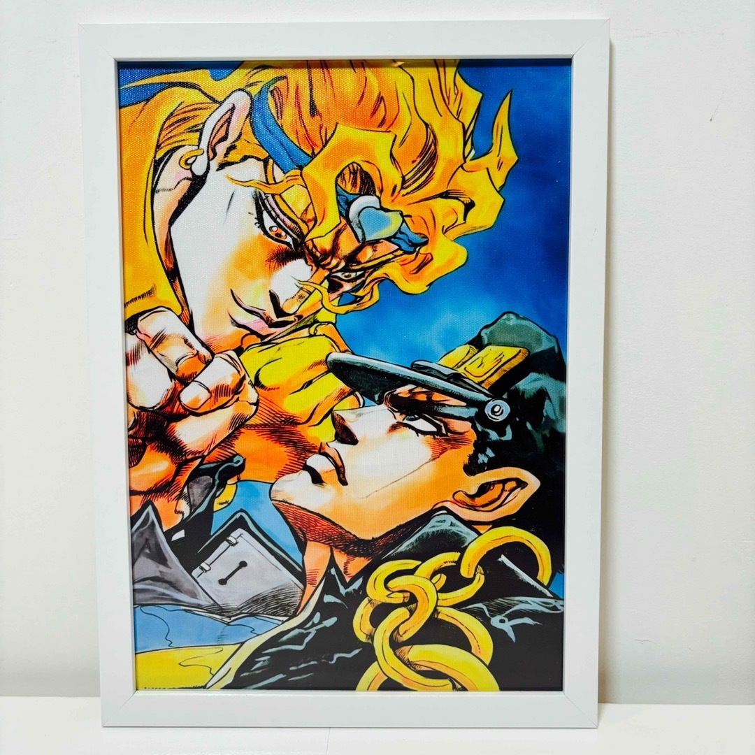 白額付きポスター】JOJO ジョジョの奇妙な冒険 第3部 承太郎 ディオ