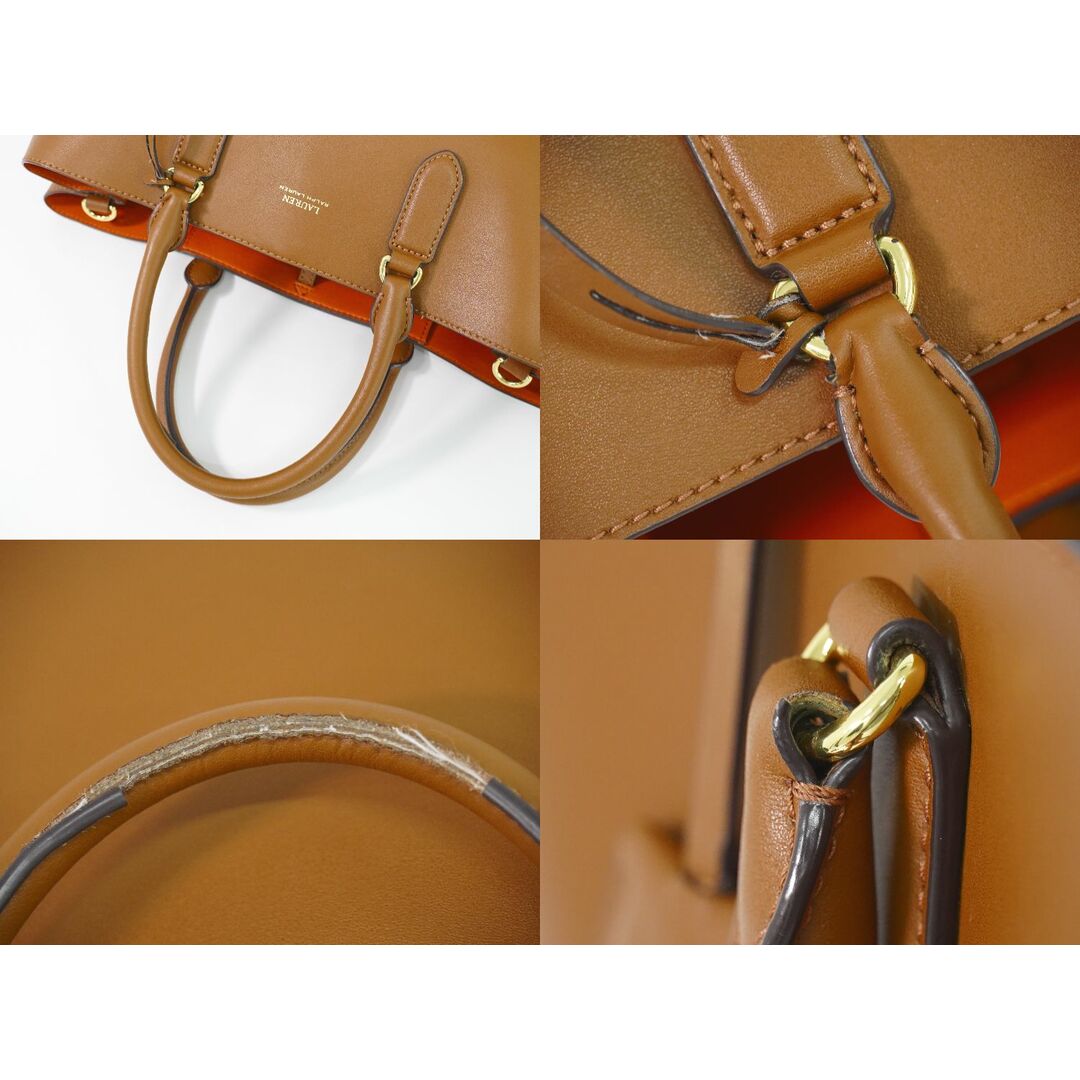 Ralph Lauren - 本物 ラルフローレン RALPH LAUREN レザー トート