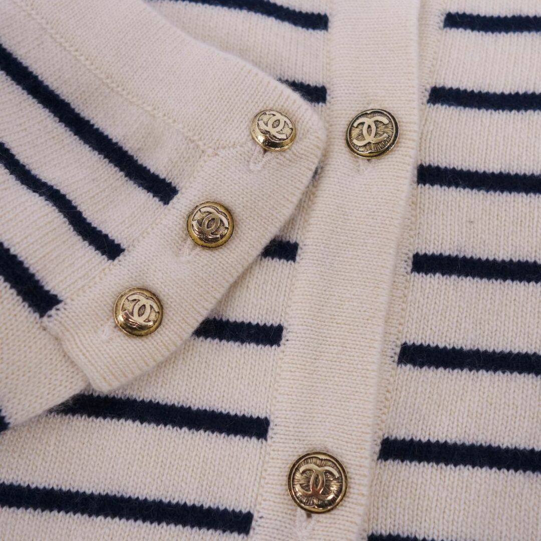 極美品 CHANEL VINTAGE カシミヤ100% バイカラー ニット ココ 楽天市場