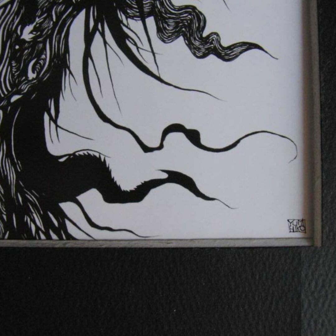 天野弓彦、【Dracula】、希少な額装用画集より、厳選、新品額装