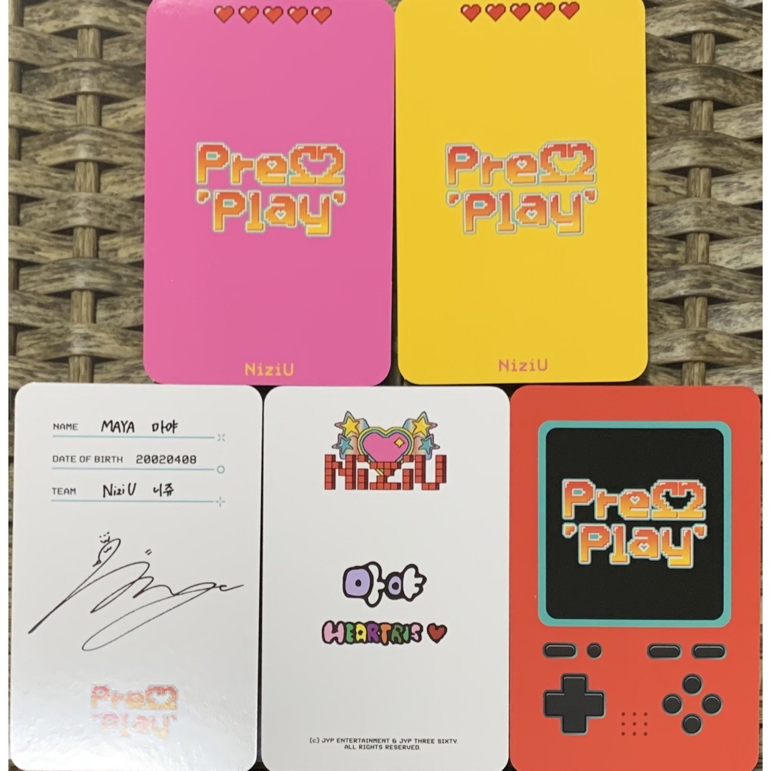 NiziU - NiziU Press Play HEARTRIS JYP グッズ トレカ マヤの通販 by