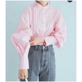 TSURU By MARIKO OIKAWA ピンクフリル長袖シャツ TSURU by Mariko