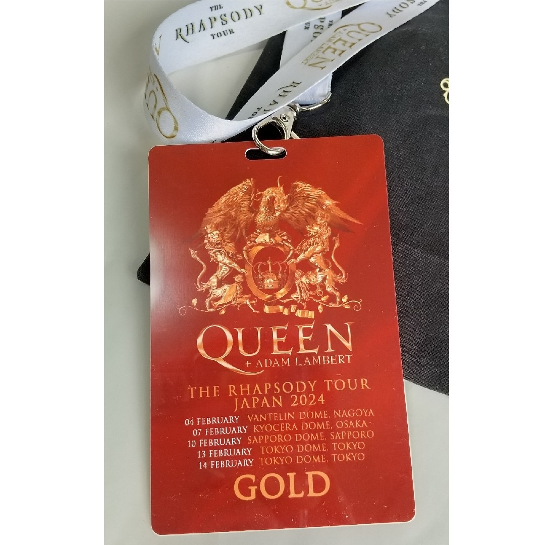 Queen - QUEEN クイーン ラプソディツアー2024GOLDチケット特典グッズ