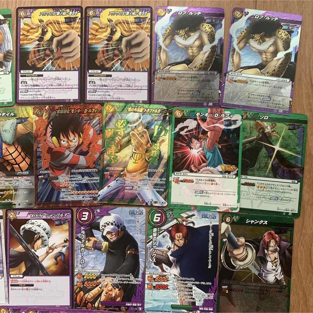 ワンピース ミラクルバトルカードダス 超Ω M SR キラ レア カード