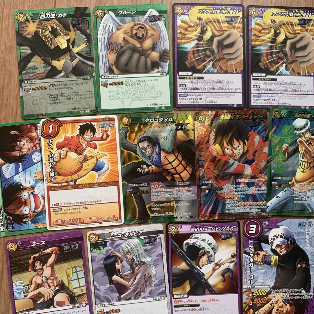 ワンピース ミラクルバトルカードダス 超Ω M SR キラ レア カード