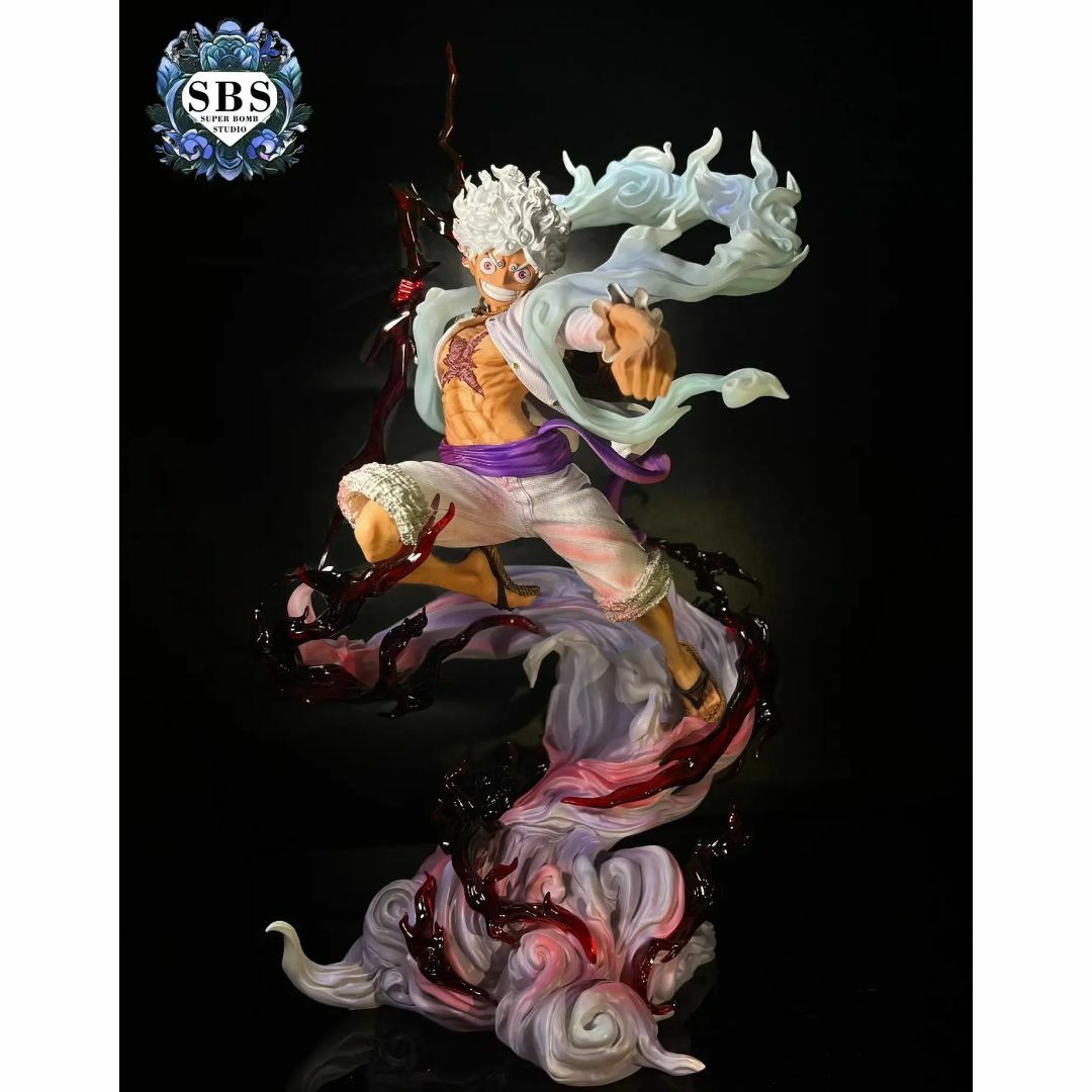 ワンピース ニカ ルフィ ギア5 フィギュア ガレージキット 塗装済み