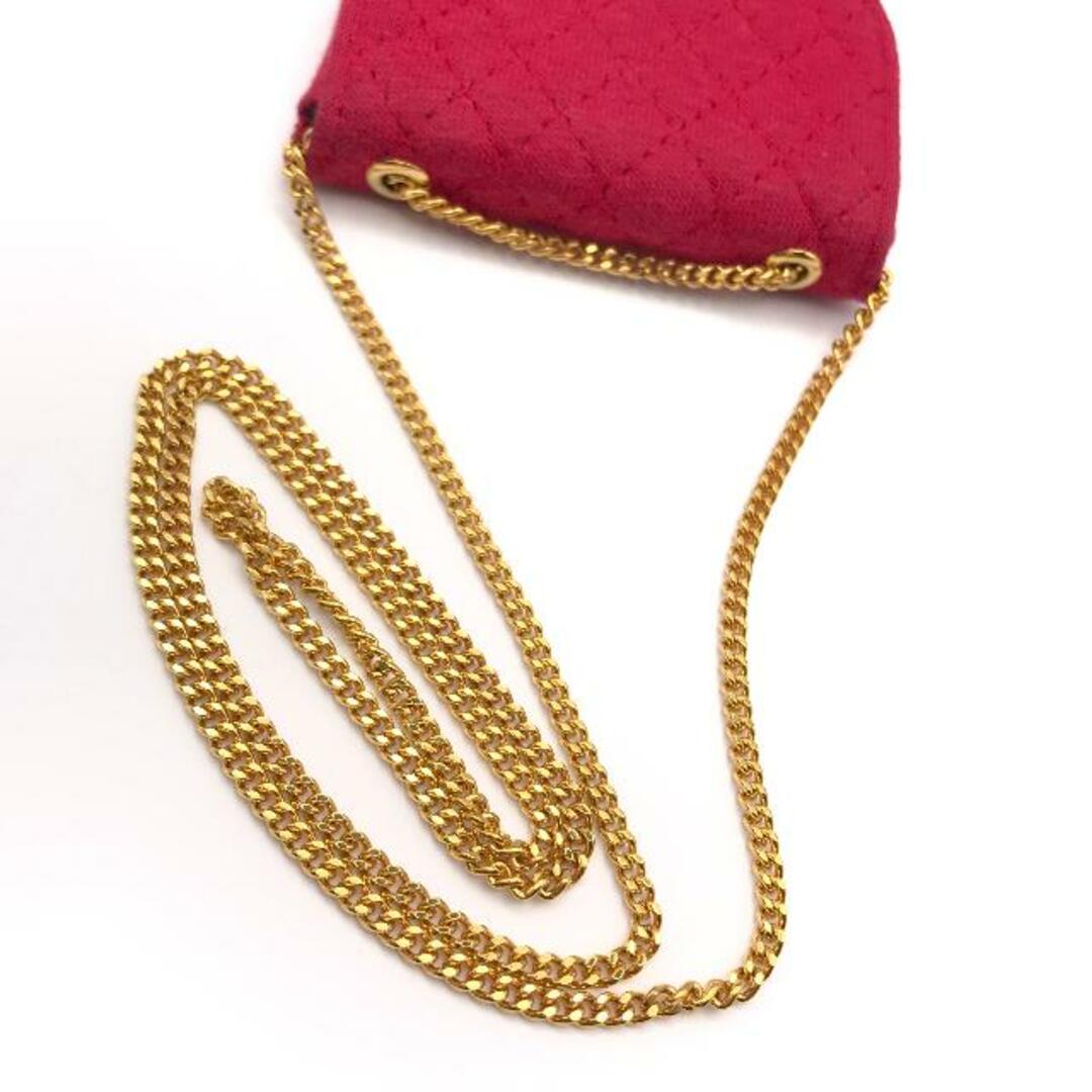 CHANEL - 美品 CHANEL シャネル ココマーク コットン ミニ マトラッセ