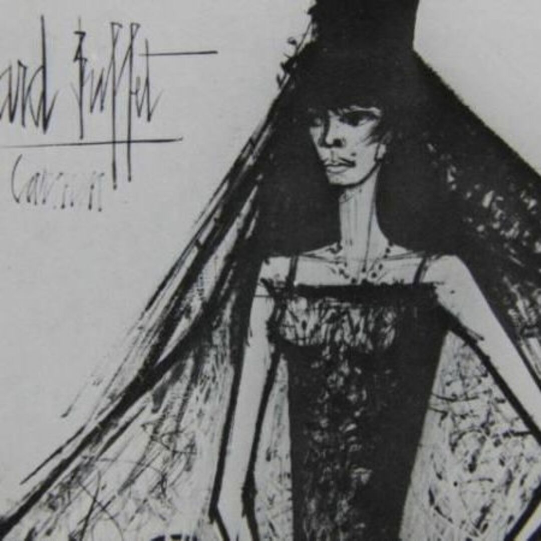 ベルナール・ビュッフェ、カルメン、希少な画集より、新品高級額装付の