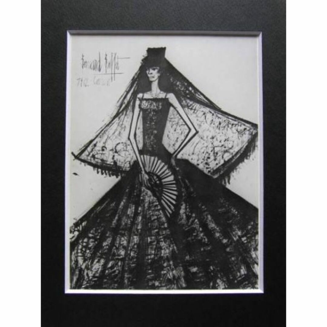 ベルナール・ビュッフェ、カルメン、希少な画集より、新品高級額装付の