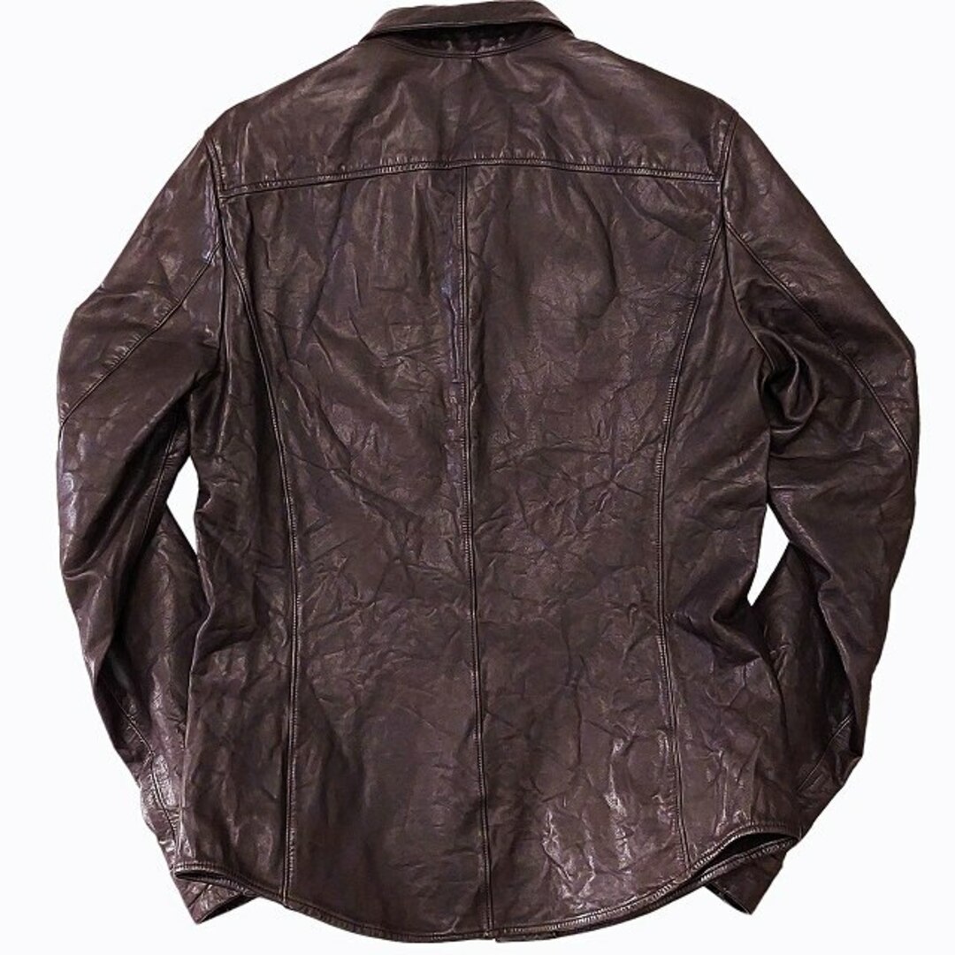 カルペディエム 初期 希少 01年 ウォッシャブルレザーシャツ の通販 by