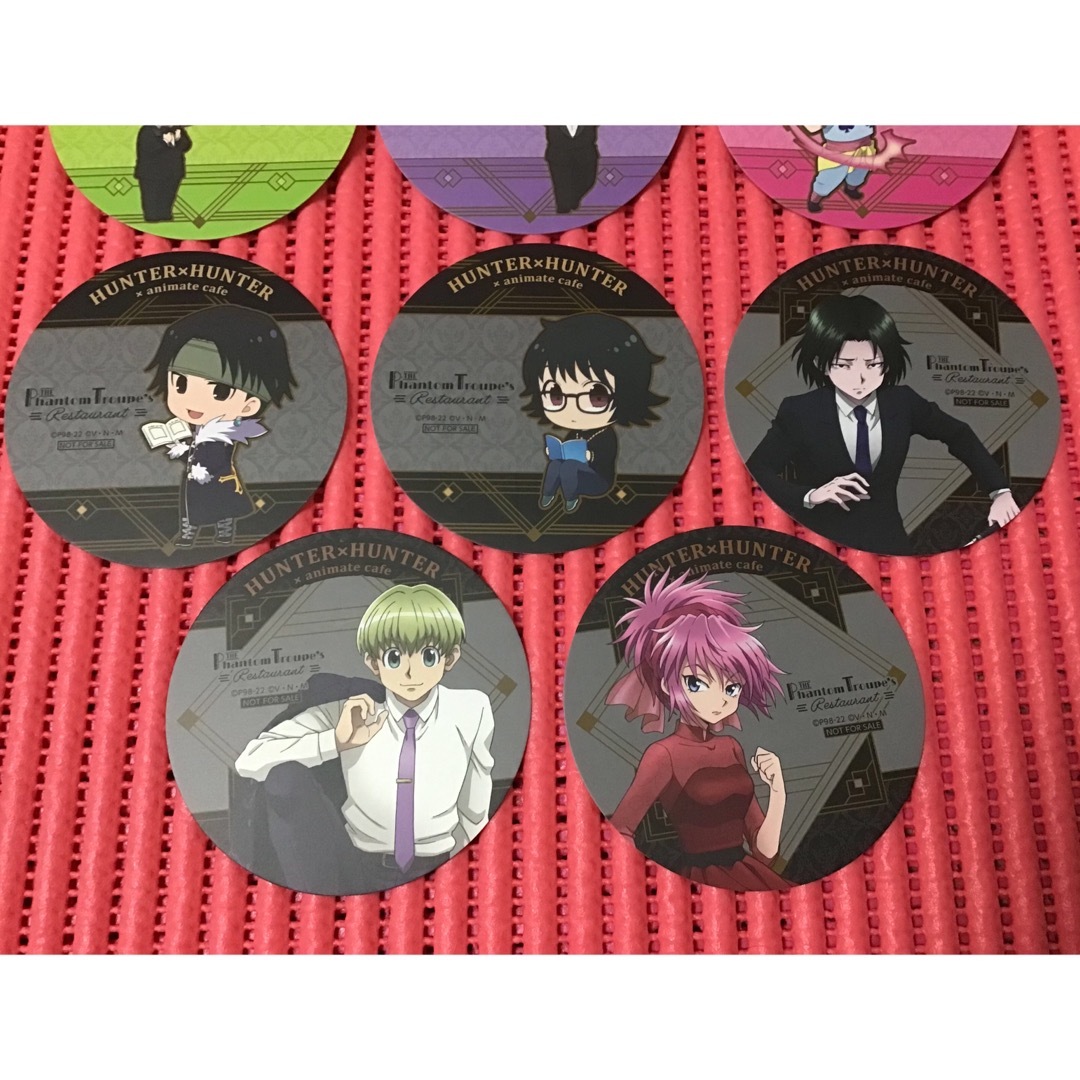 ハンター×ハンター(83)《アニカフェ 幻影旅団編 特典コースター バラ