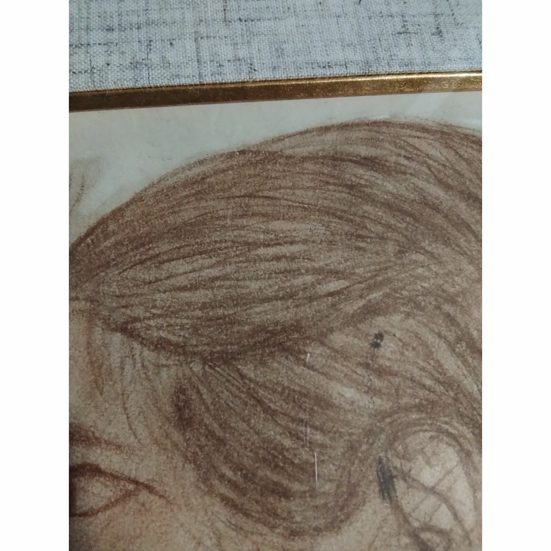 林武 横向き星少女 6Fデッサン画美術年鑑1号500万3000万評価巨匠真作