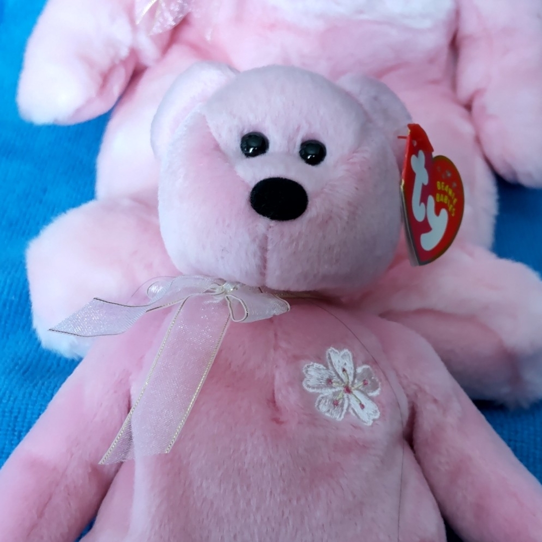 ty ビーニーベイビーズ さくら くま ぬいぐるみの通販 by がぁでぃ's