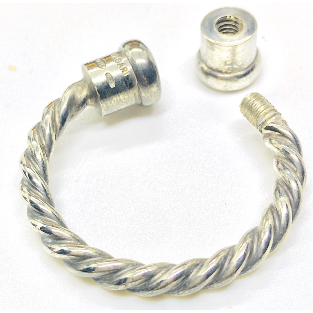 BVLGARI - ブルガリ キーリング ツイストループ☆シルバー925