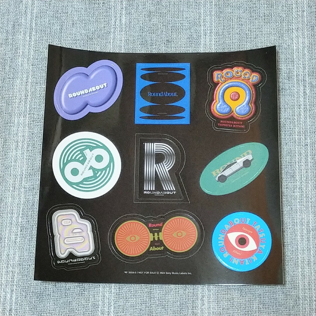CD特典ステッカー キタニタツヤ ROUNDABOUT 青のすみか 呪術廻戦の通販