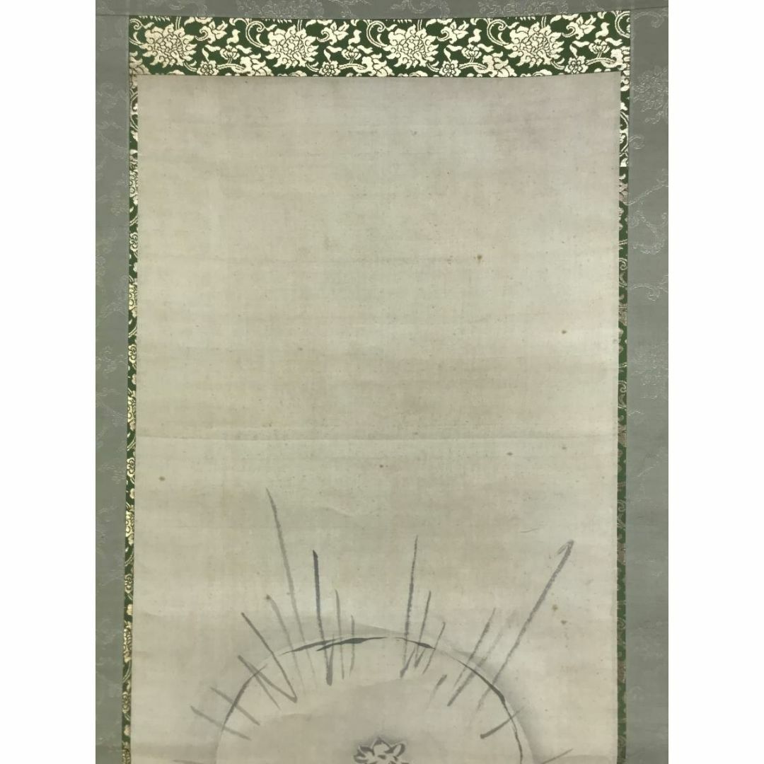 真作/渡辺小華/阿弥陀像図/阿弥陀如来/仏事掛軸/掛軸☆宝船☆AE-411の