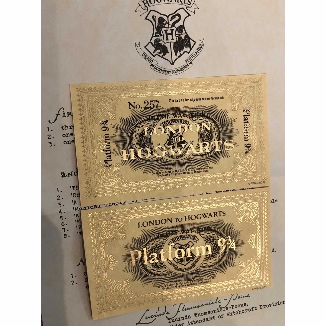 ホグワーツ特急チケット2枚の通販 by Cheerful｜ラクマ