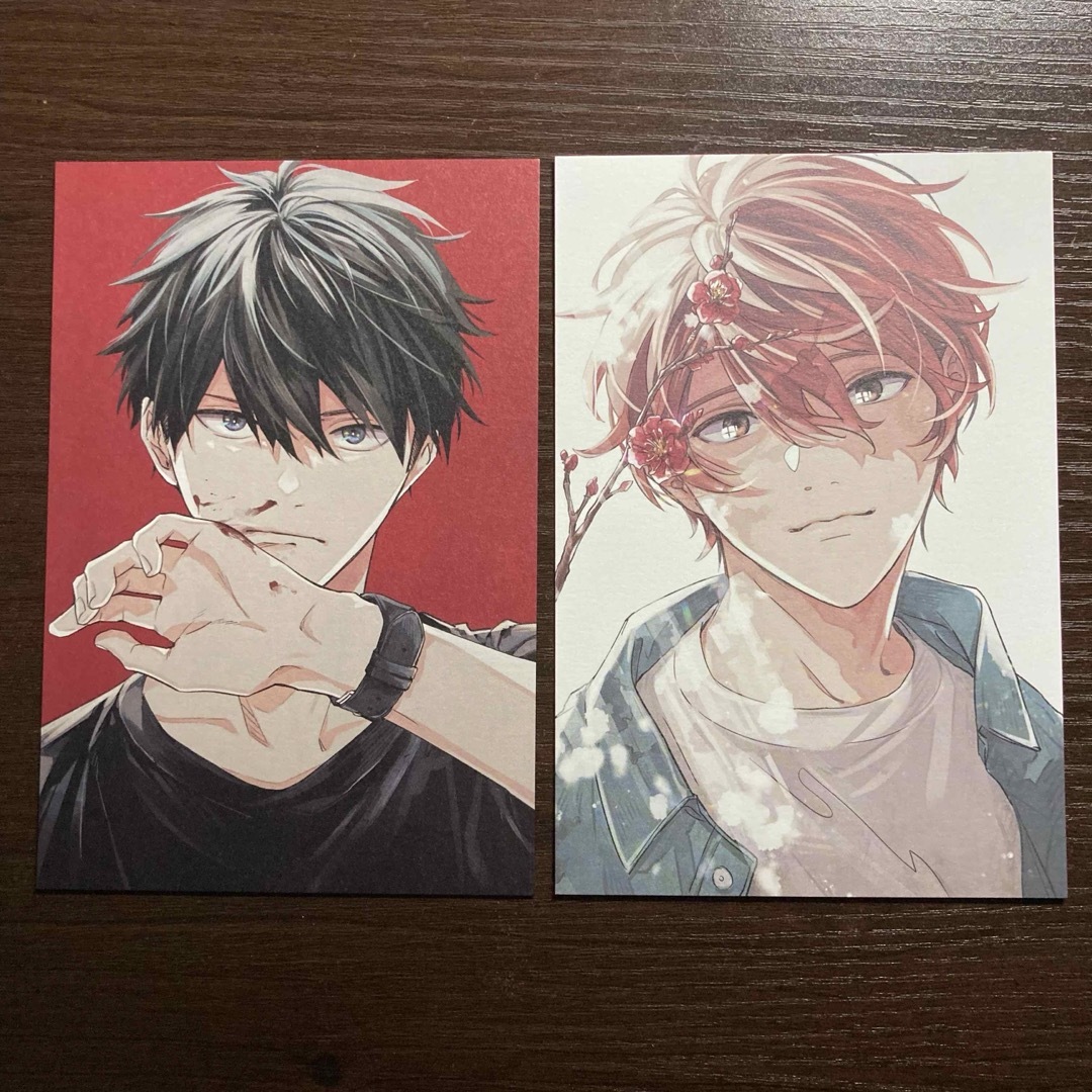 ギヴン スペシャルカード ポストカード 佐藤真冬 上ノ山立夏 イラスト