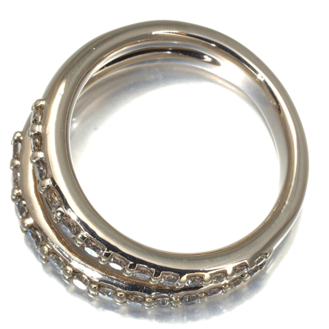 カシケイ リング ダイヤ 0.60ct マーシネス 11号 K18BG 大幅値下げ品の