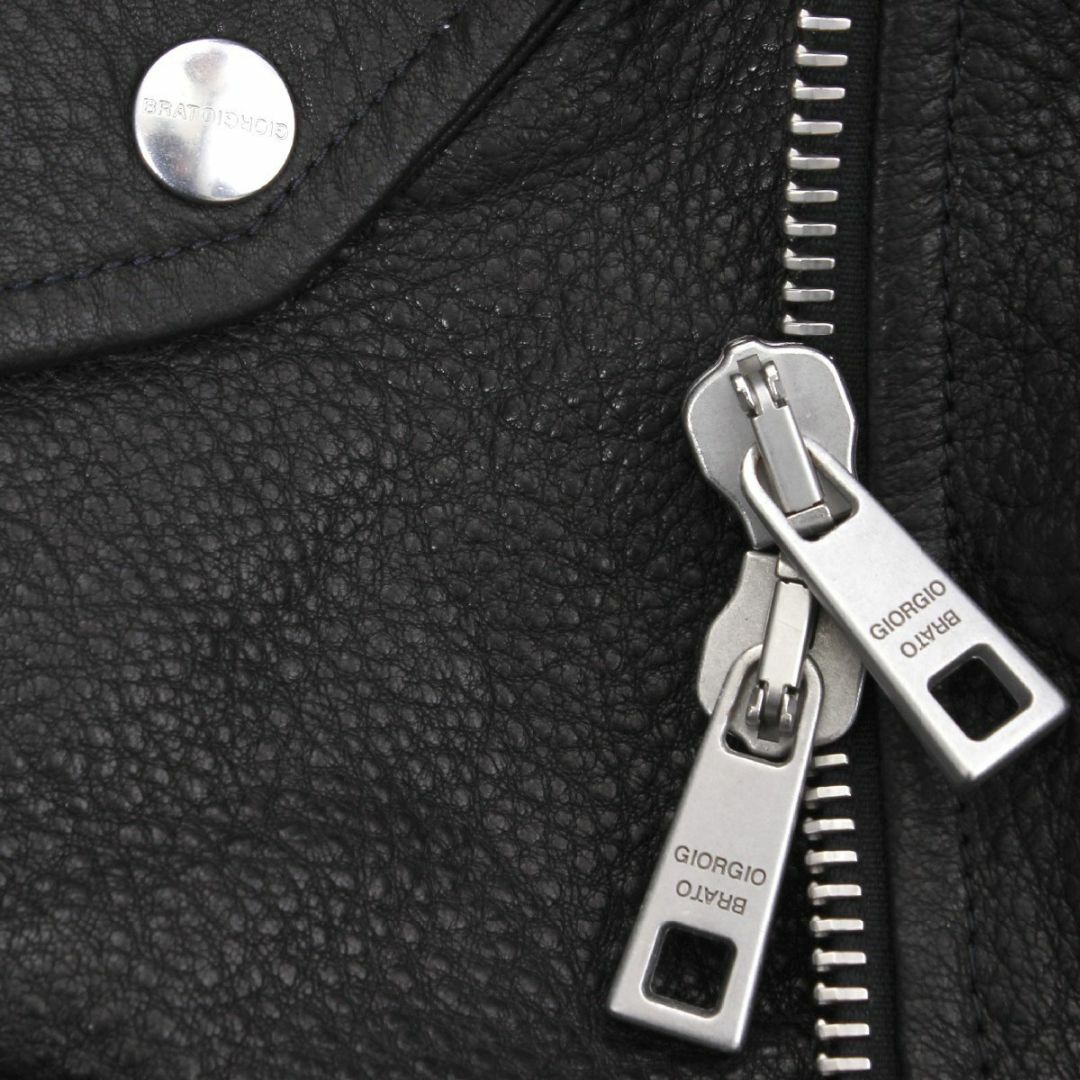 GIORGIO BRATO - 新品 GIORGIO BRATO ラムレザーボンバージャケット 46