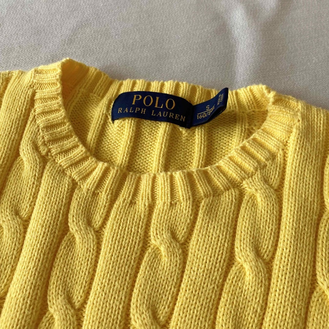 Ralph Lauren - ポロ ラルフローレン ロゴ刺繍 コットン ケーブル