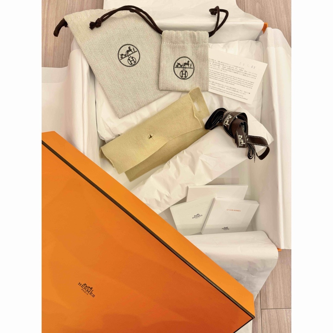 エルメスの空き箱 付属品あり - バーキン25 空箱 付属品 HERMES