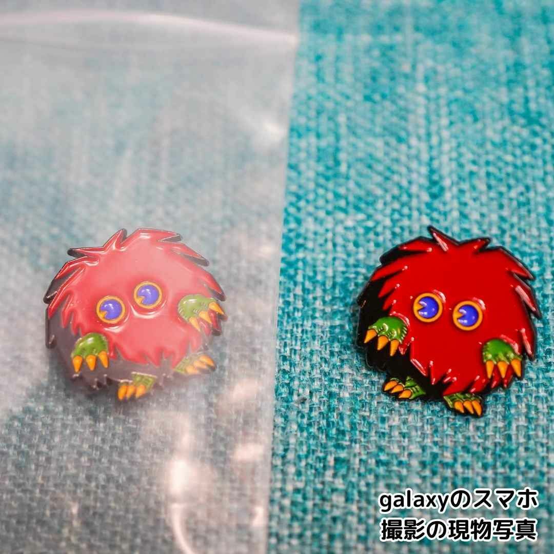 クリボー バッジ ピンズ 遊戯王 グッズ 武藤遊戯 茶色 27mm 国内【残5