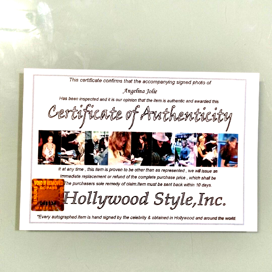 アンジェリーナ・ジョリー 直筆サイン超 特大写真… ツーリスト…の通販
