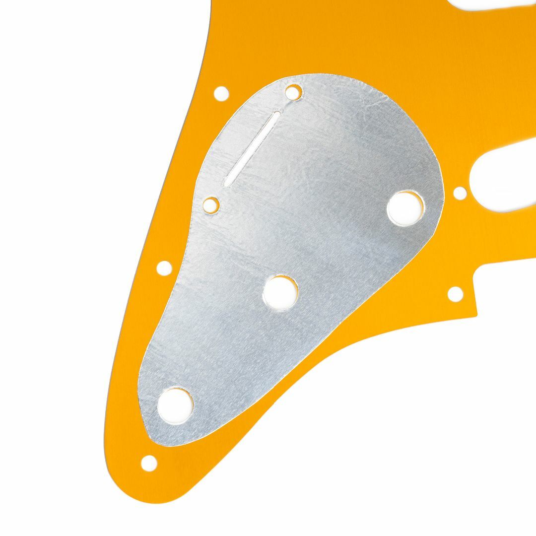 ストラトキャスターアノダイズドピックガードRichGold/Lotustorksの