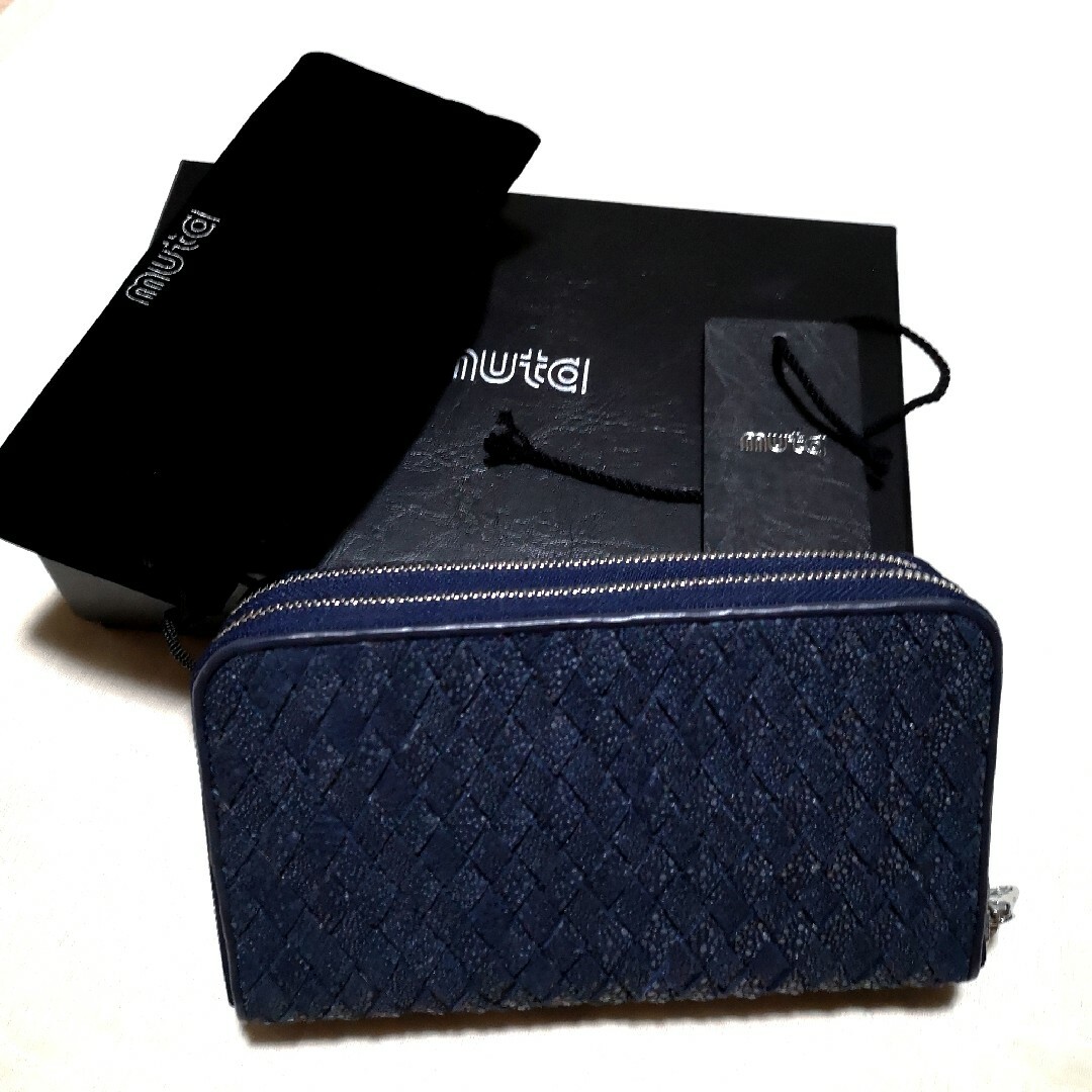 muta - mutaムータ☆ガルーシャ イントレチャートツインジップ長財布