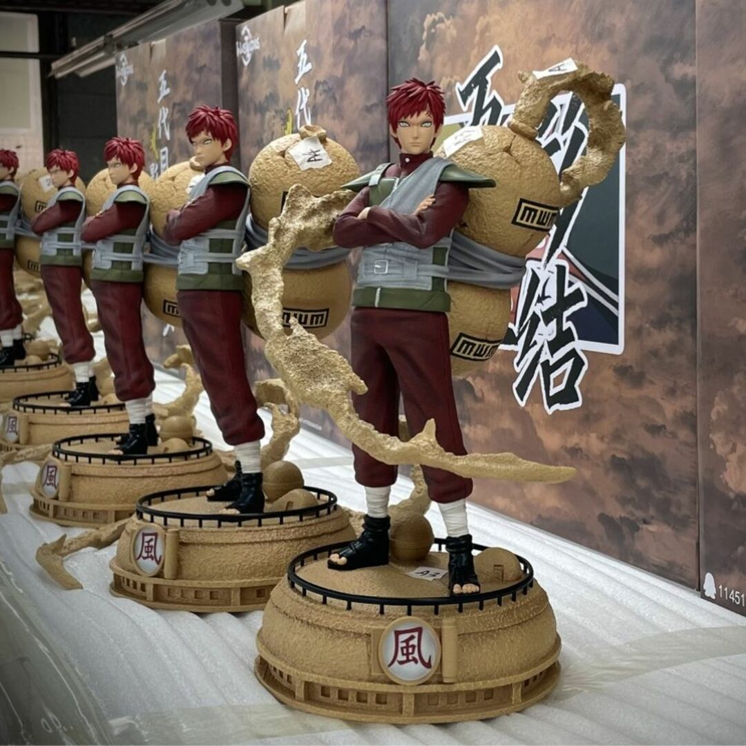 ナルト 風影 我愛羅 ガレージキット 塗装済み完成品 フィギュア 1/6