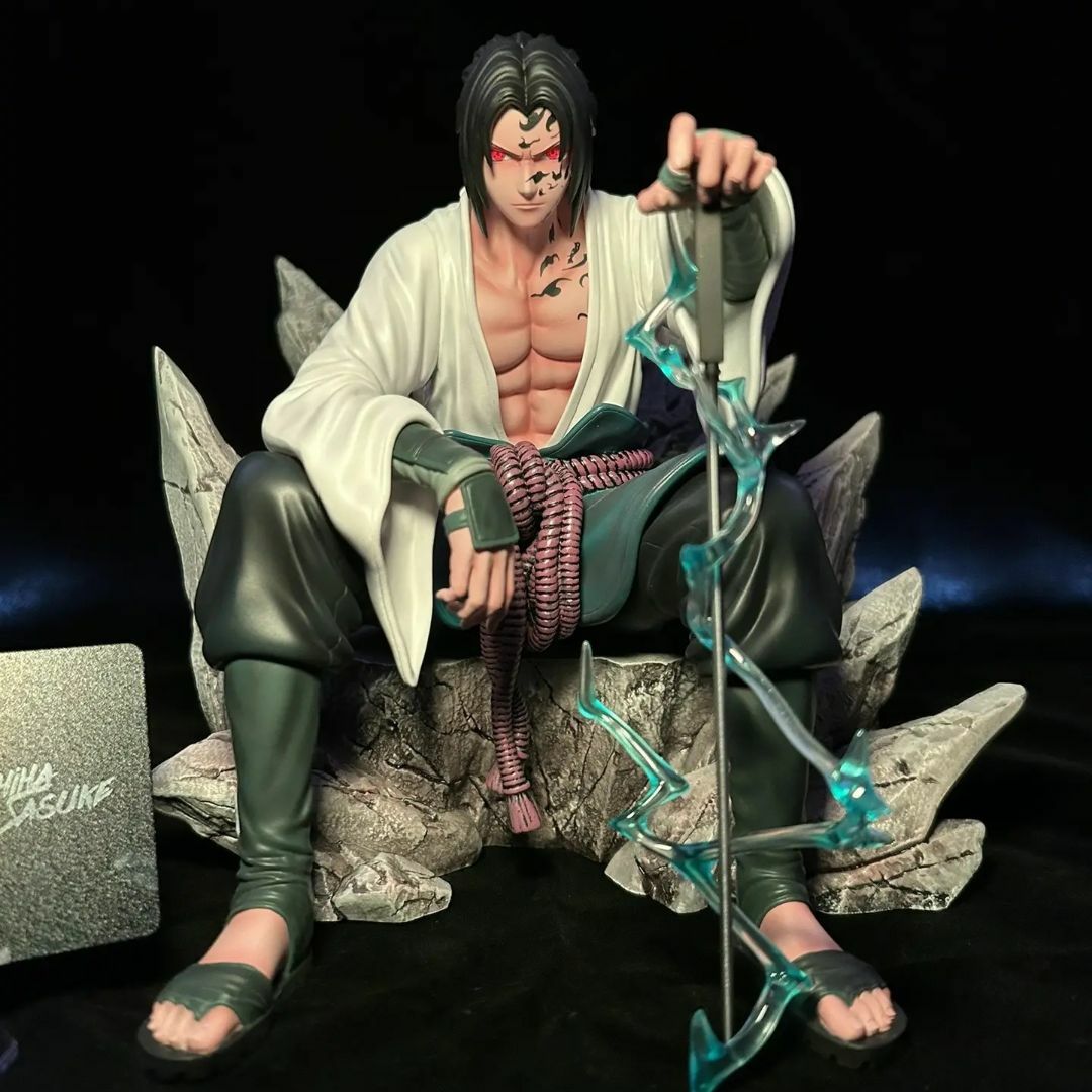 ナルト うちはサスケ ガレージキット 塗装済み完成品 フィギュア 1/6