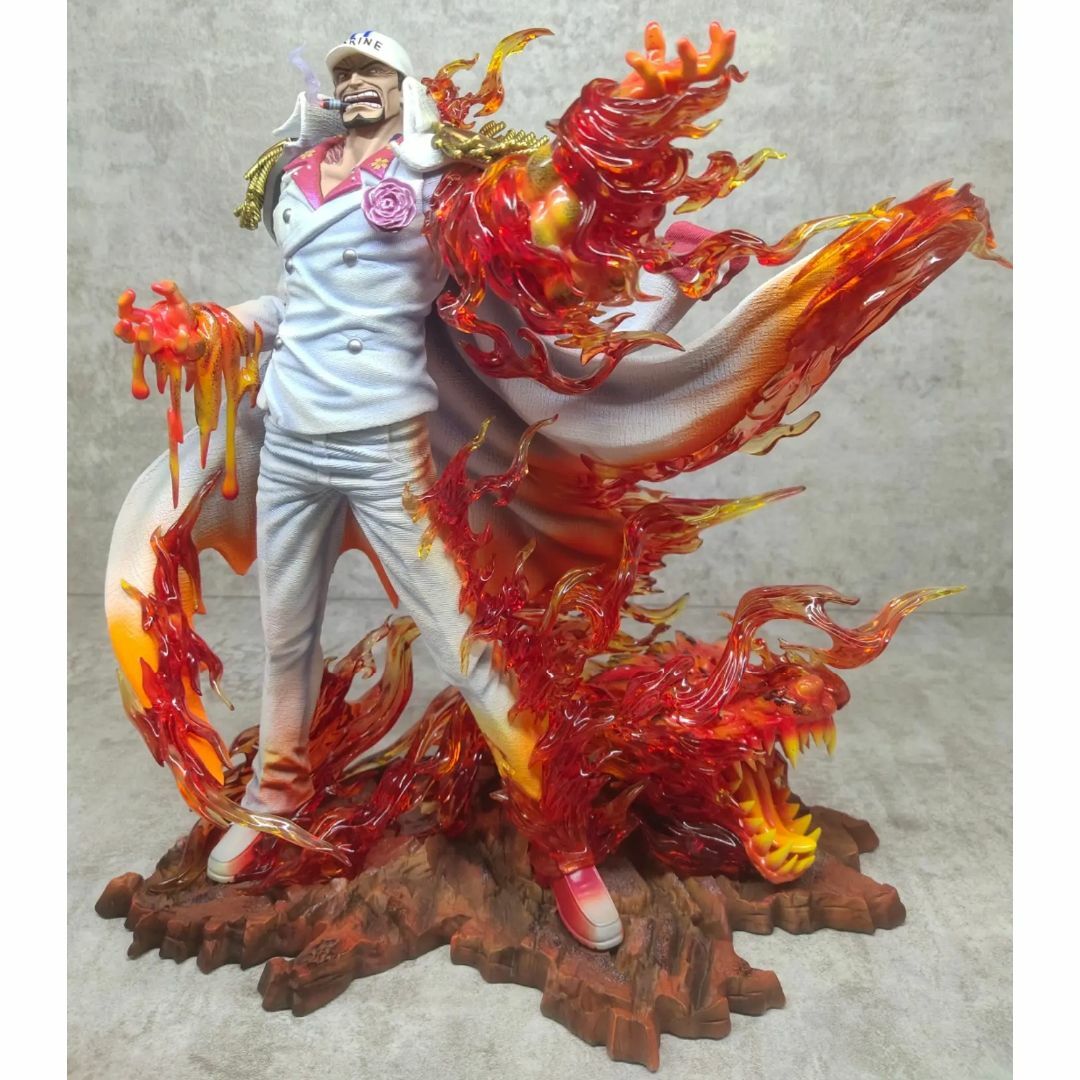 ワンピース 元帥 赤犬 サカズキ フィギュア ガレージキット 塗装済み