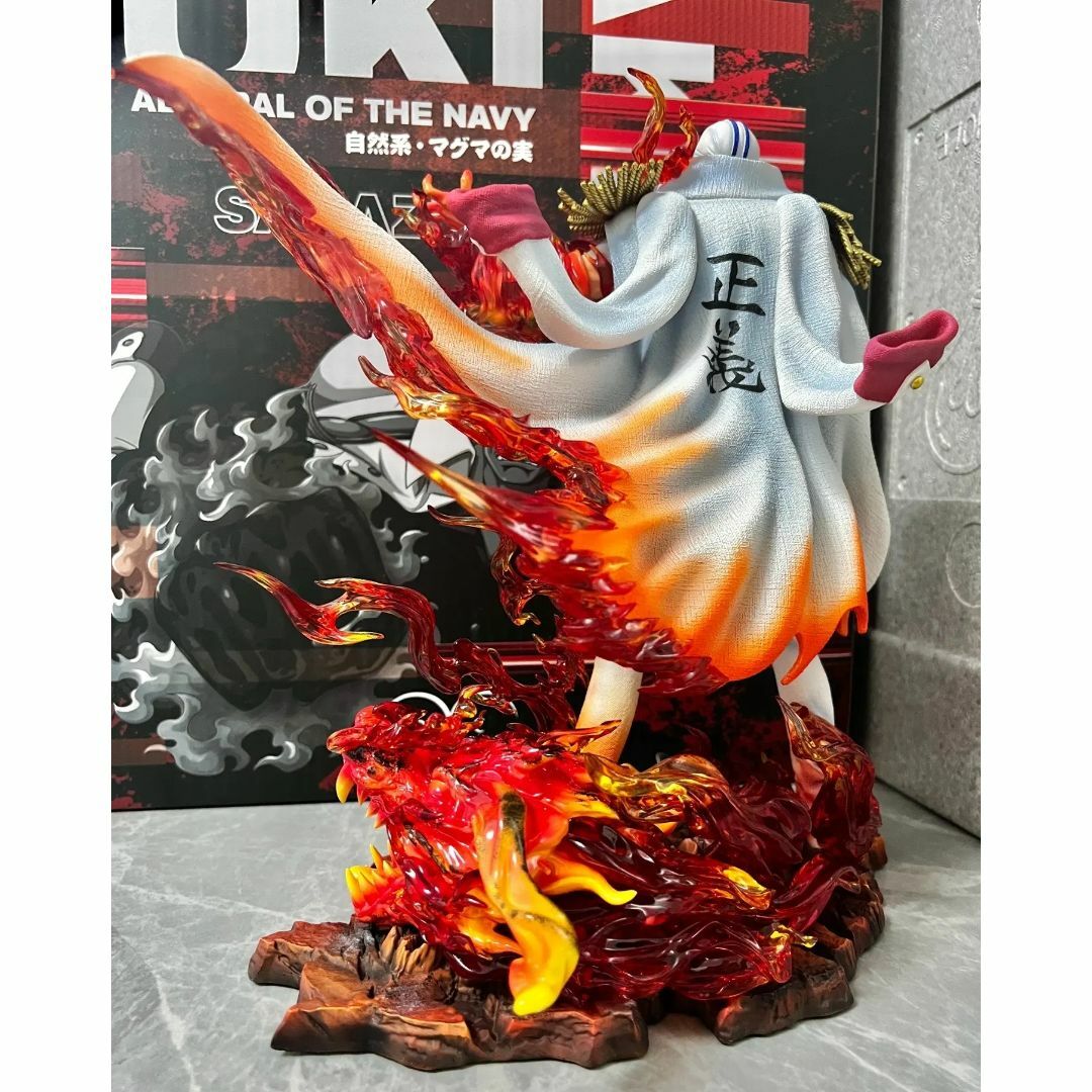 ワンピース 元帥 赤犬 サカズキ フィギュア ガレージキット 塗装済み
