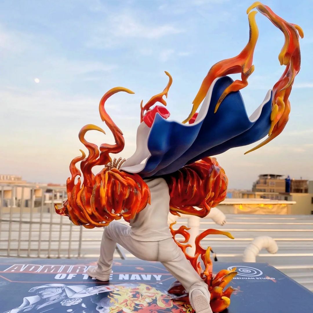 ワンピース 赤犬 元帥 サカズキ フィギュア ガレージキット 塗装済み