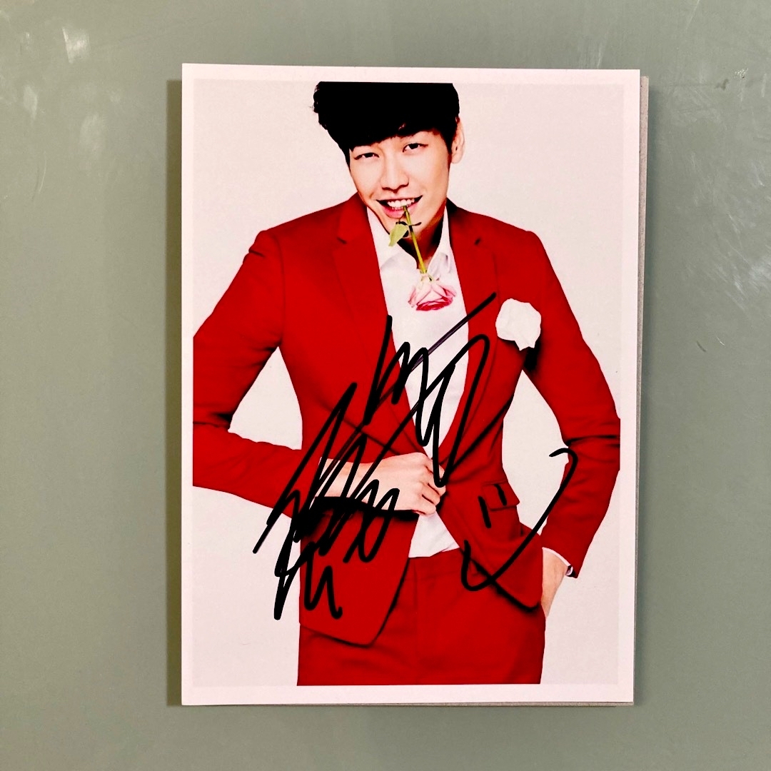 キム・ヨングァン直筆サイン入り2Lサイズ写真…君の結婚式…の通販 by