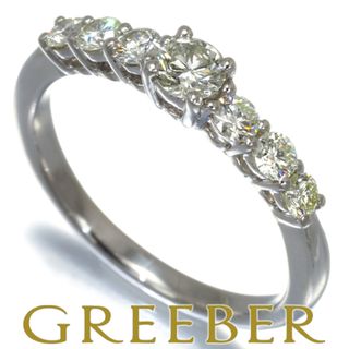 QVC リング ライトイエローダイヤ ダイヤモンド 0.60ct 13.5号Pt1000