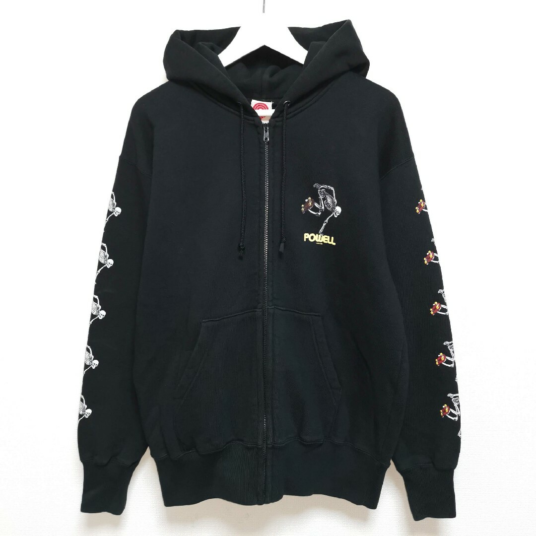 POWELL - M 00s パウエル POWELL ハンドプラント スウェット ジップ