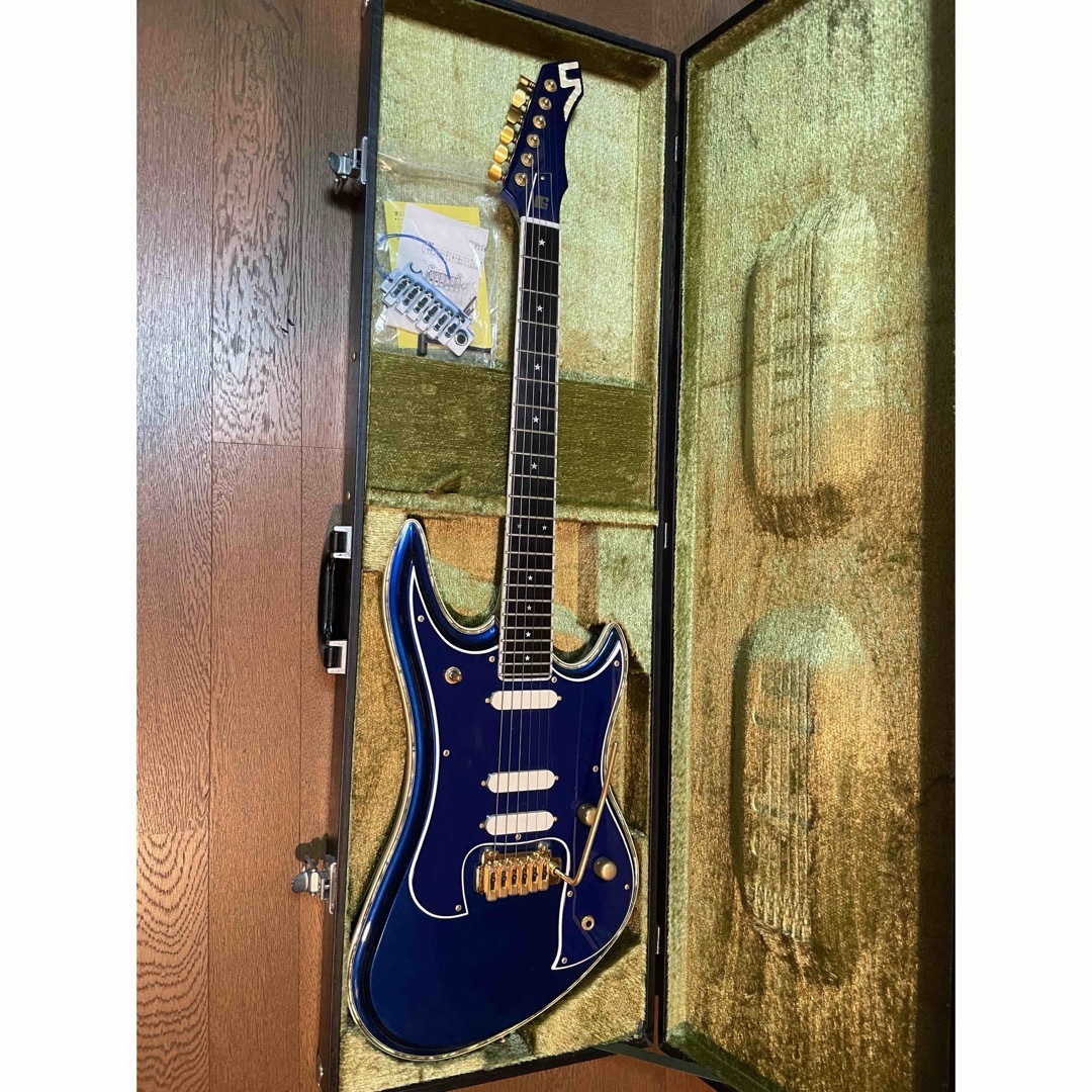 廃盤品 Guyatone グヤトーン シャープ5 ギター ハードケース付の通販