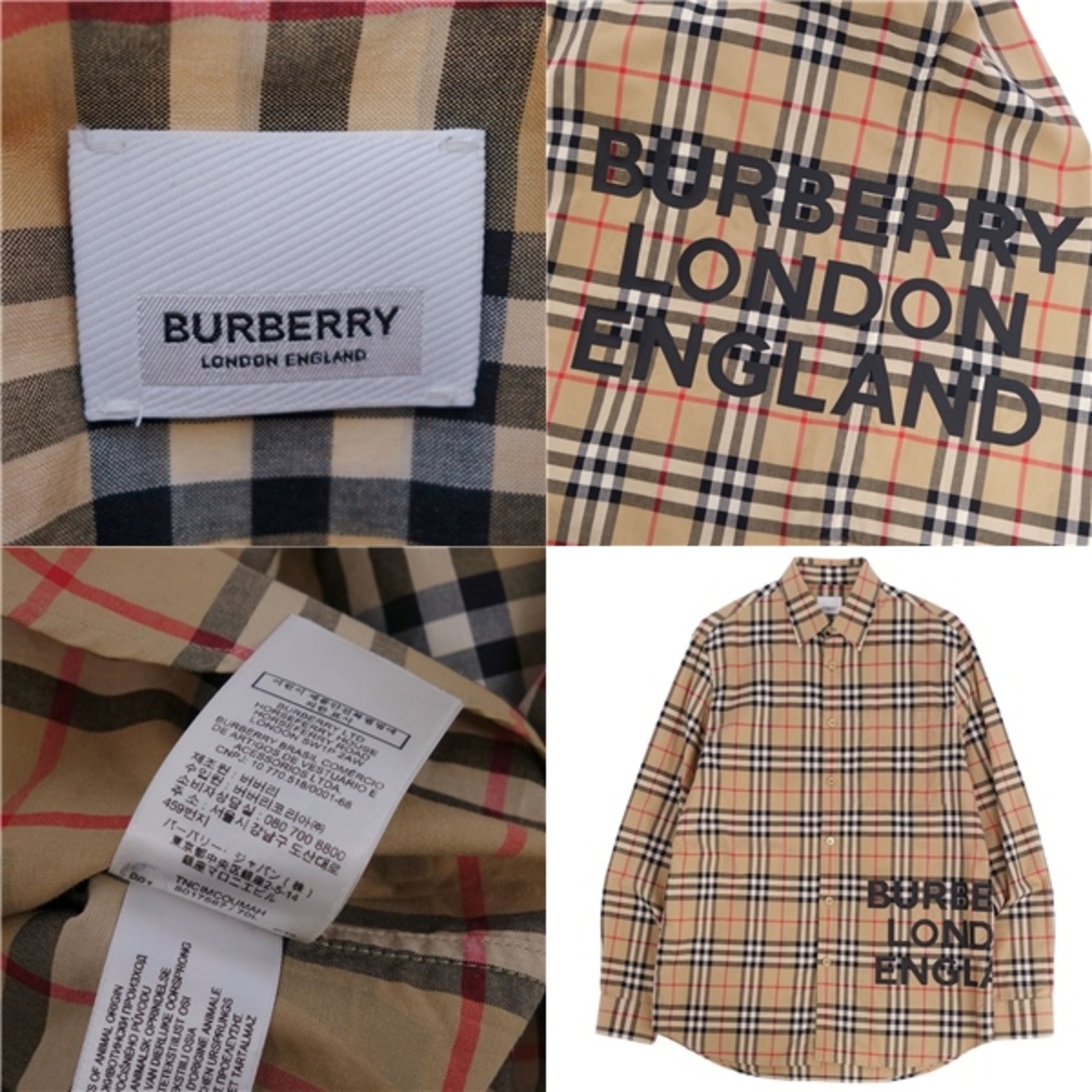 BURBERRY - 美品 バーバリー BURBERRY シャツ ロングスリーブ 長袖